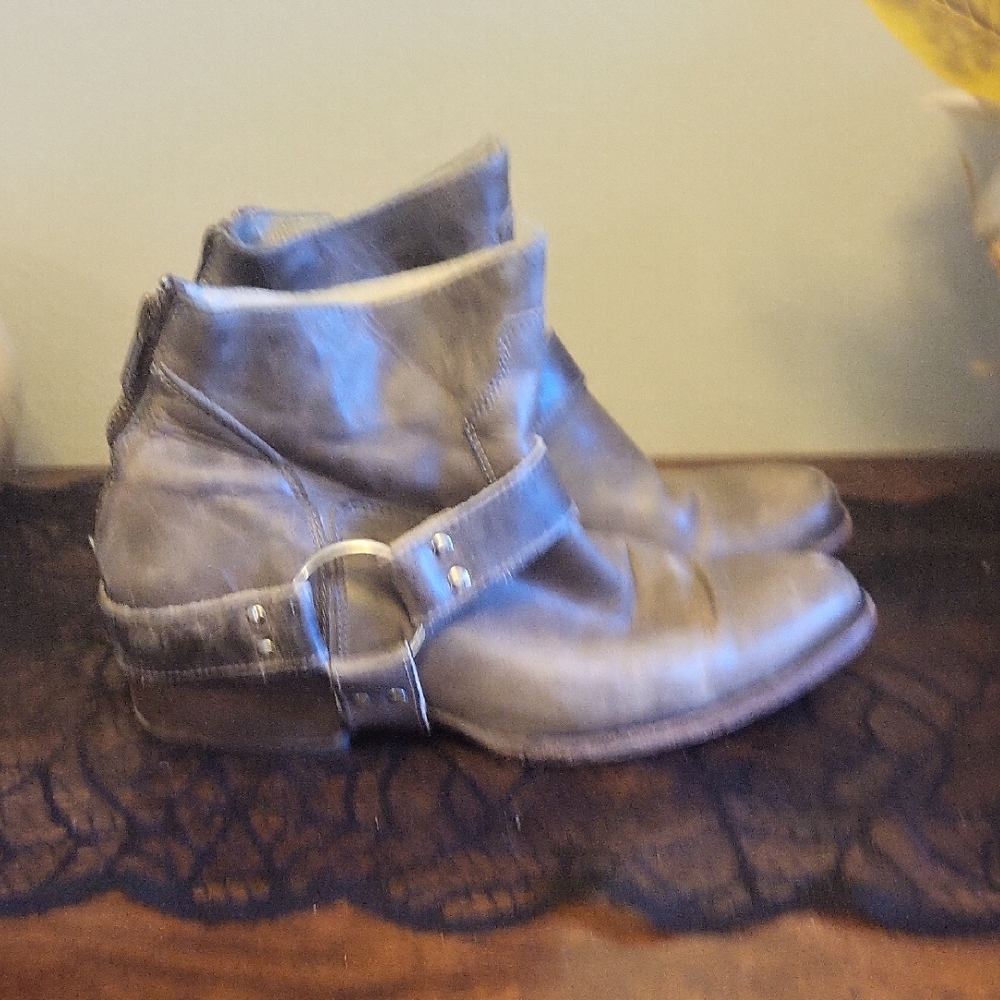 Freebird Santiago Taupe Ankle Boots-size 9 But Fit Like 8